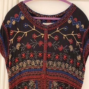 Johnny Was Embroidered Dress